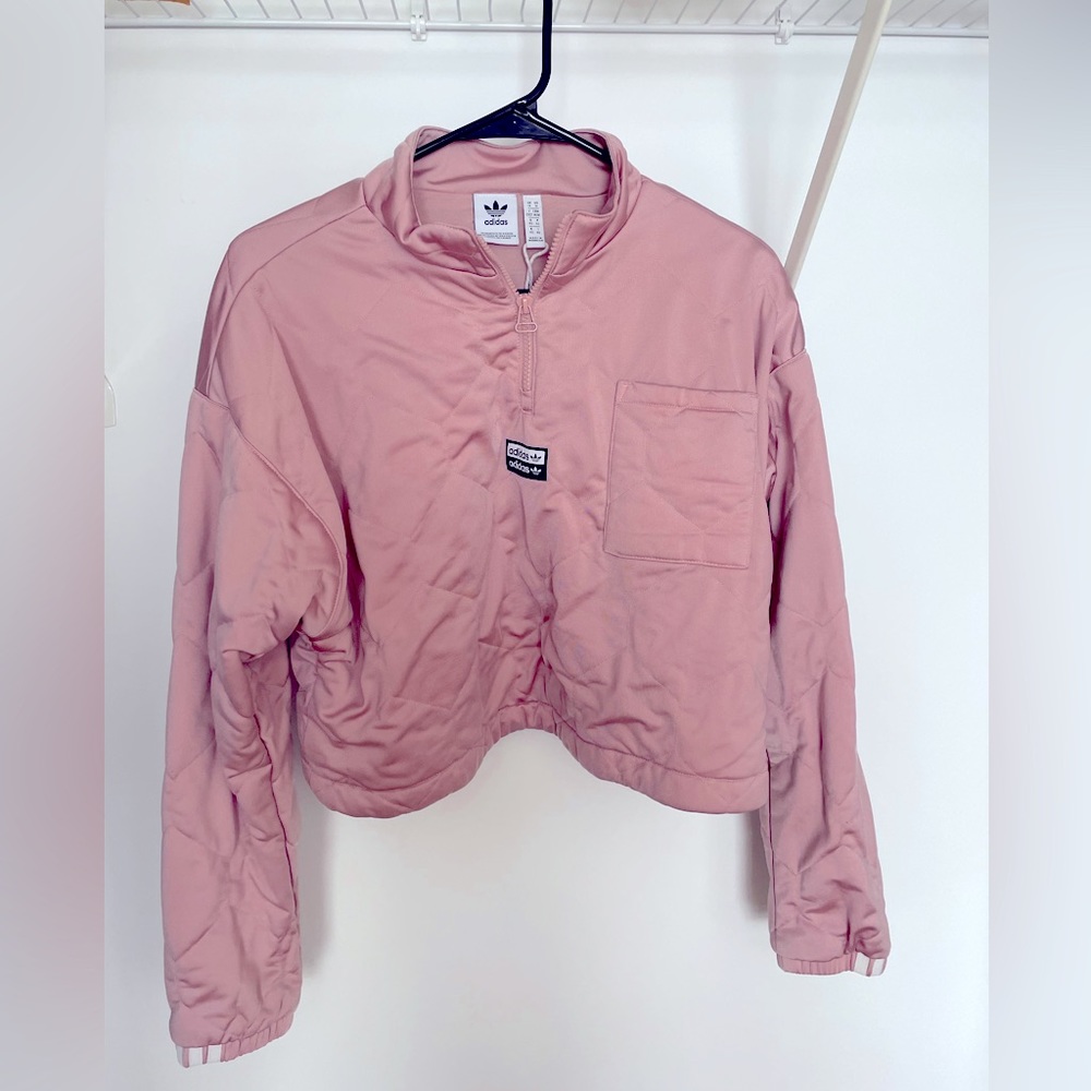 Adidas Quilted Bomber Jacket